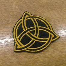 Motif Patch Wiccan Double Triquetra