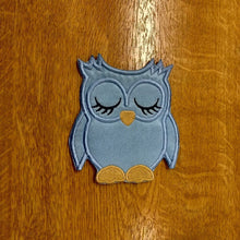 Motif Patch Sleeping Owl