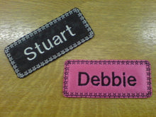 Motif Patch Star Border Personalised Name