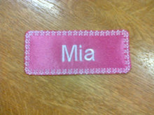 Motif Patch Star Border Personalised Name