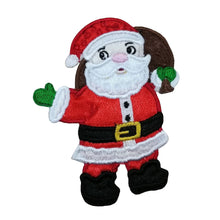 Motif Patch Happy Christmas Santa Claus with Sack