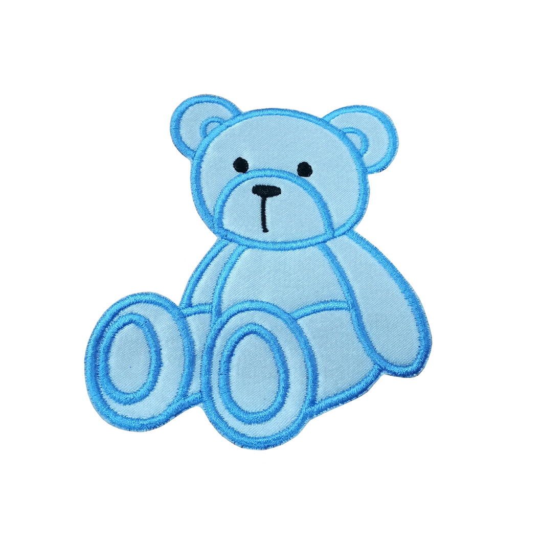 1 x Motif Patch Sitting Teddy Bear