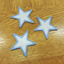 Motif Patch Satin Star *Choice of different sizes*