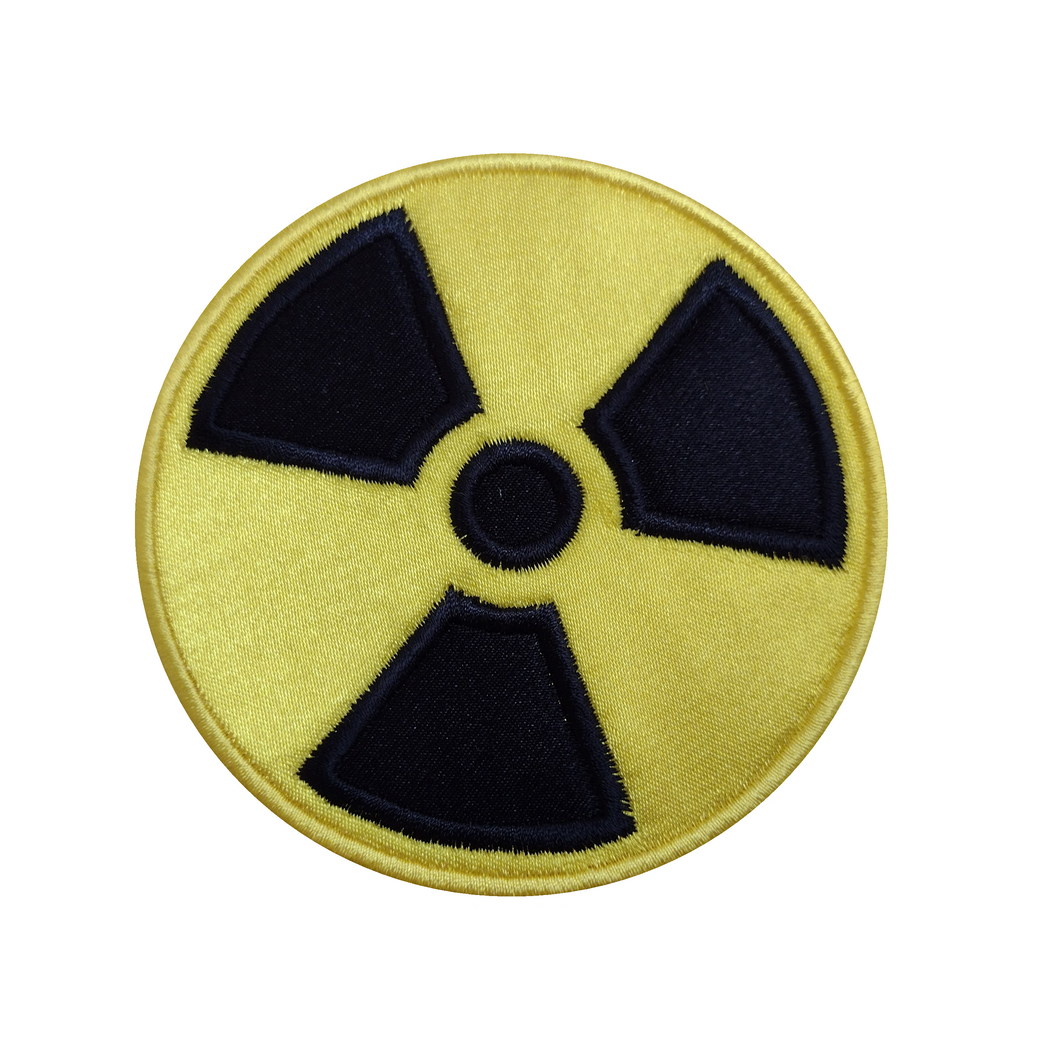 Motif Patch Science Radioactive Hazard Logo