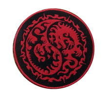 Motif Patch Tribal Dragon Ying Yang Logo