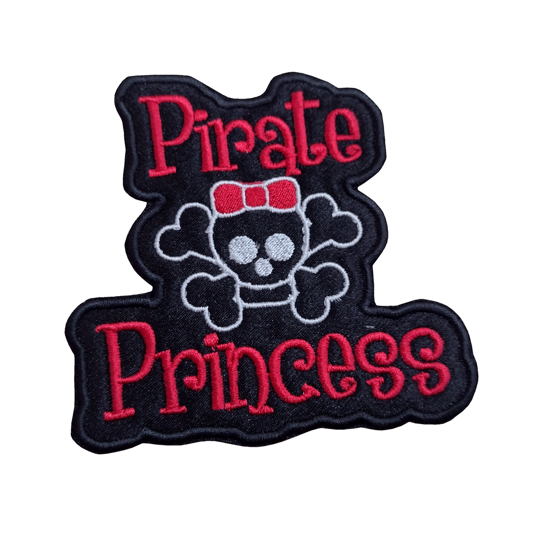 Motif Patch Halloween Pirate Princess