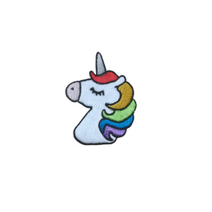 Motif Patch Rainbow Sleepy Unicorn