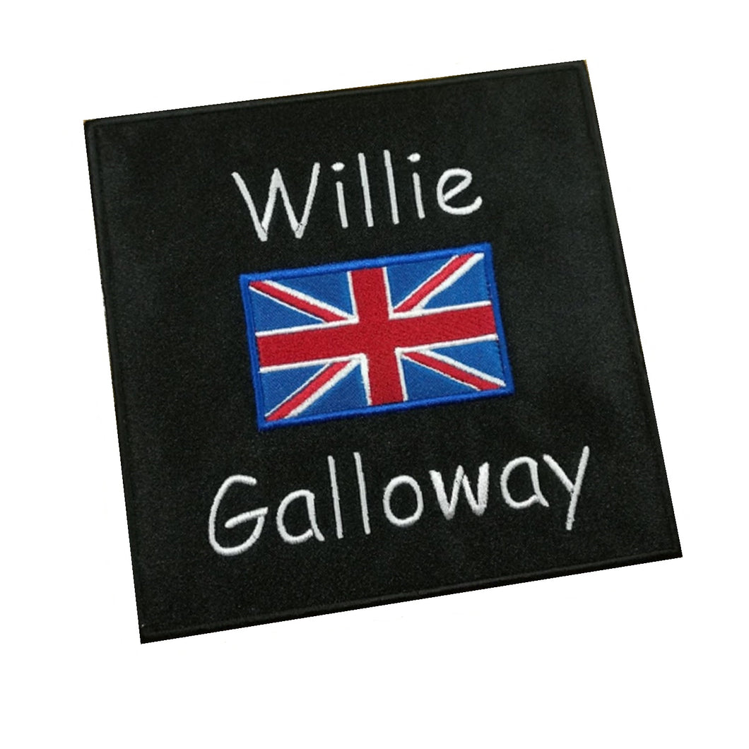Motif Patch Large Square Personalised Great Britain Flag