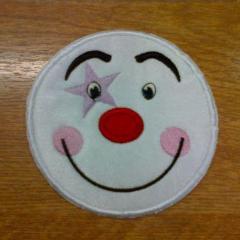 Motif Patch Toy Making Clown Face Star eye