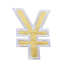 Motif Patch Japanese Yen ¥ Sign Logo
